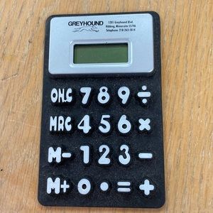 Calculator thin with satisfying push buttons. promotional product for gr…